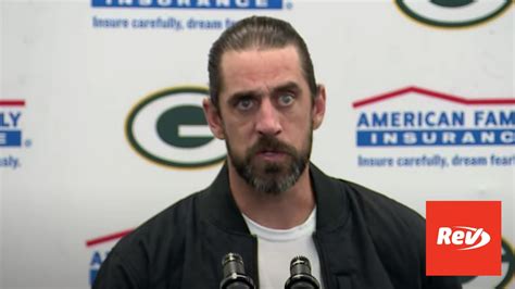 aaron rodgers press conference video